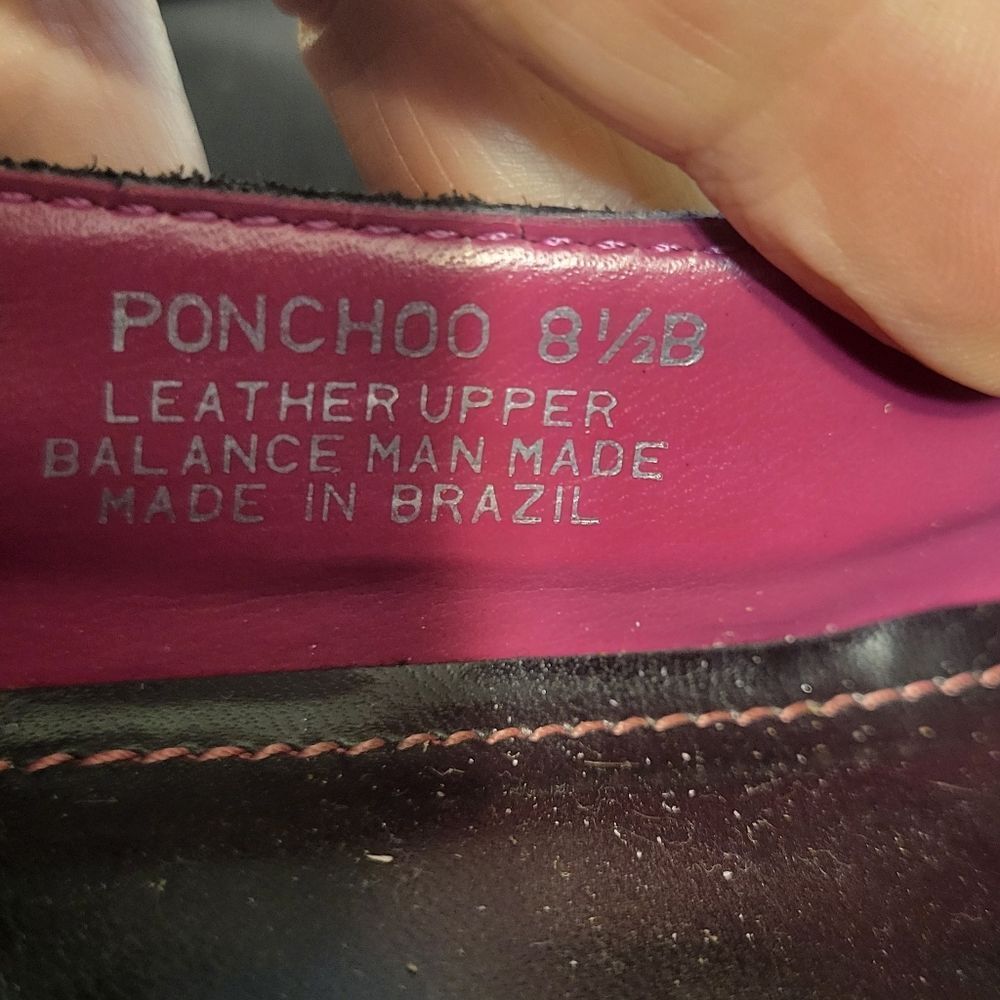 Steve Madden Ponchoo Black Mary Jane Leather Comfort Shoe, Size 8.5 - Picture 13 of 13